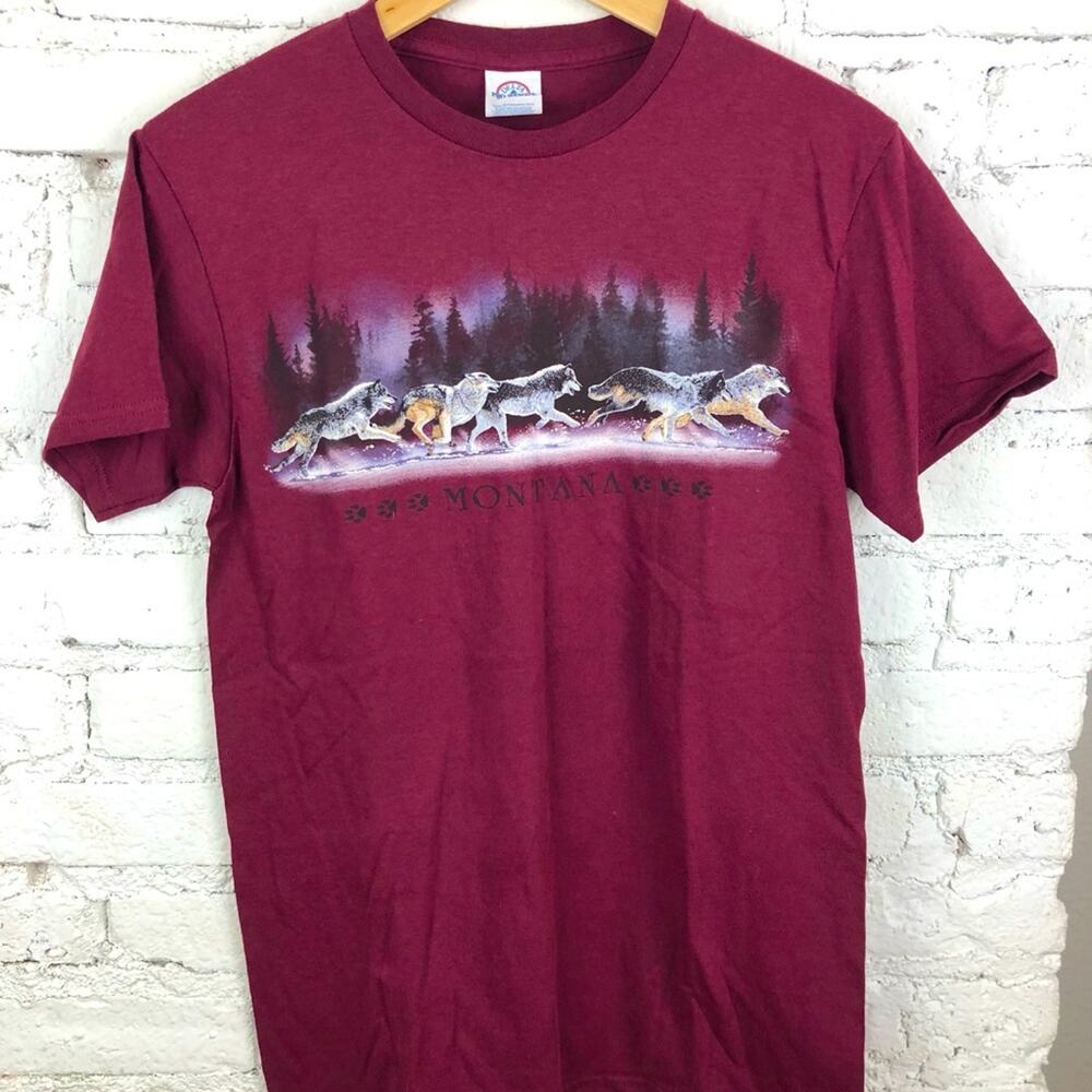 Vintage Montana Wolves Shirt